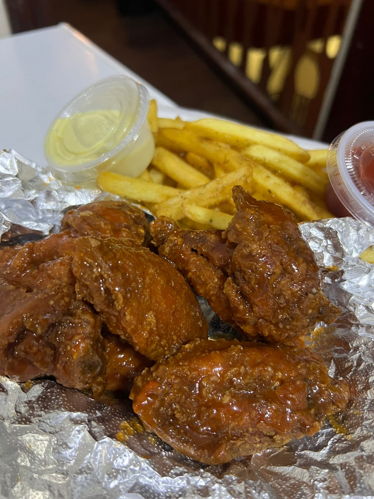 Plato de cena del restaurante Widom